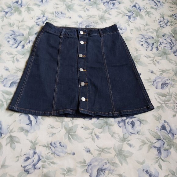 Denver Hayes Denim Skirt – Blue Size 4 - Picture 1 of 6
